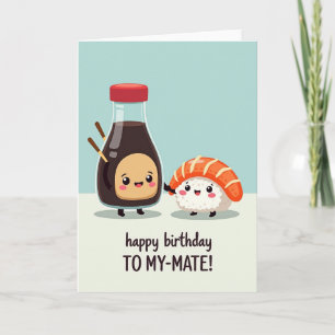 Whimsical Foodie Geburtstagskarte Karte