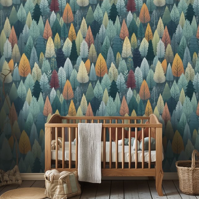 Whimsical Forest Children's Room Tapete (Von Creator hochgeladen)