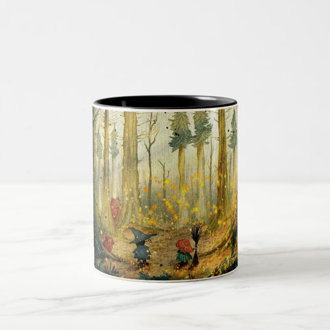 Whimsical Forest Hexe Tasse (Mittel)