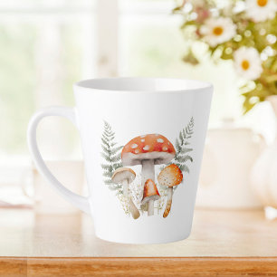 Whimsical Forest Pilz Vintage Farmhaus  Milchtasse