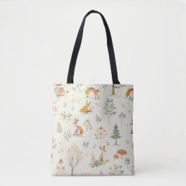 "Whimsical Fox Tote Bag"
