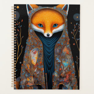 Whimsical Fox Woodland Fantasy Art Plane Planer