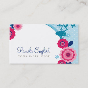 WHIMSICAL FRESH BUSINESS CARD :: erleuchtete 3 Visitenkarte