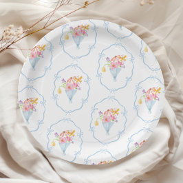 Whimsical Fresh Off The Market Brautparty Pappteller