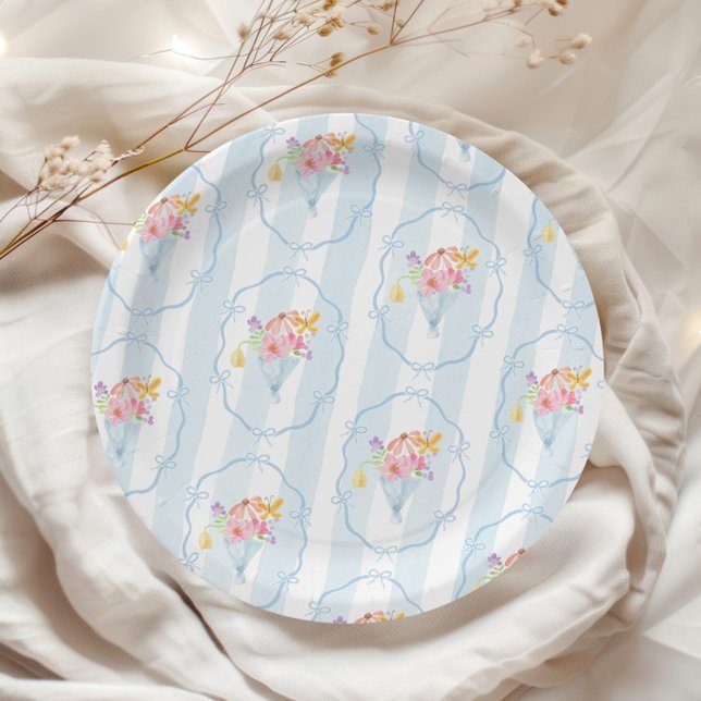 Whimsical Fresh Off The Market Brautparty Pappteller (Von Creator hochgeladen)