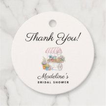 Whimsical Fresh Off The Market Bridal Shower