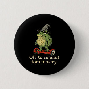 Whimsical Frog Wizard ab, um Tom zum Narren zu bri Button
