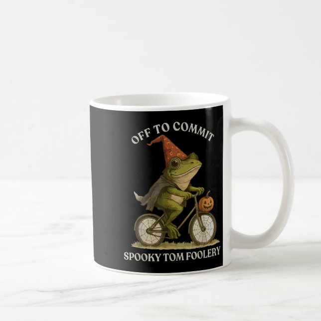 Whimsical Frog Wizard ab, um Tom zum Narren zu bri Kaffeetasse (Rechts)