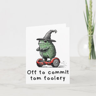 Whimsical Frog Wizard ab, um Tom zum Narren zu bri Karte