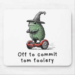 Whimsical Frog Wizard ab, um Tom zum Narren zu bri Mousepad