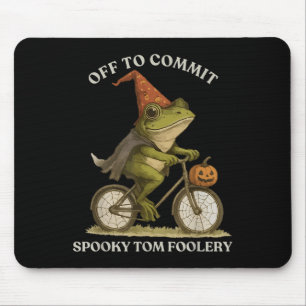 Whimsical Frog Wizard ab, um Tom zum Narren zu bri Mousepad