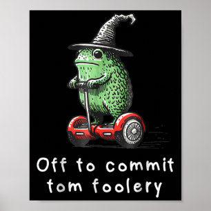 Whimsical Frog Wizard ab, um Tom zum Narren zu bri Poster