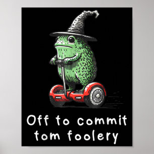 Whimsical Frog Wizard ab, um Tom zum Narren zu bri Poster