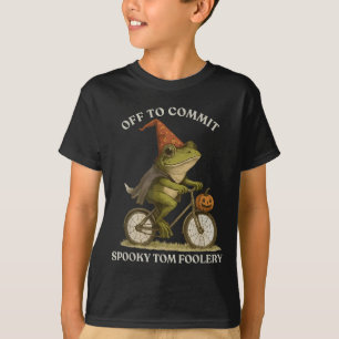 Whimsical Frog Wizard ab, um Tom zum Narren zu bri T-Shirt