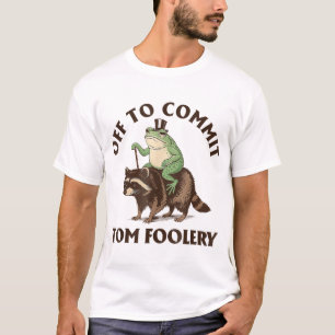Whimsical Frog Wizard ab, um Tom zum Narren zu mac T-Shirt