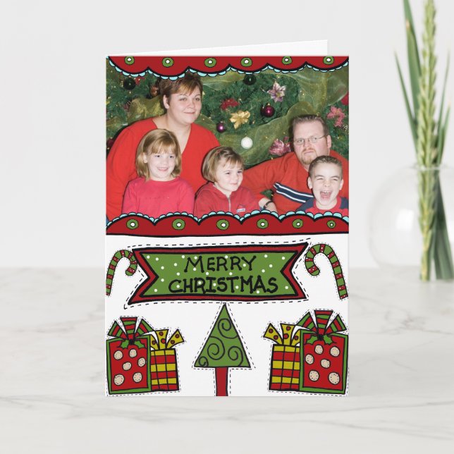 Whimsical frohe Weihnachten (Vorderseite)