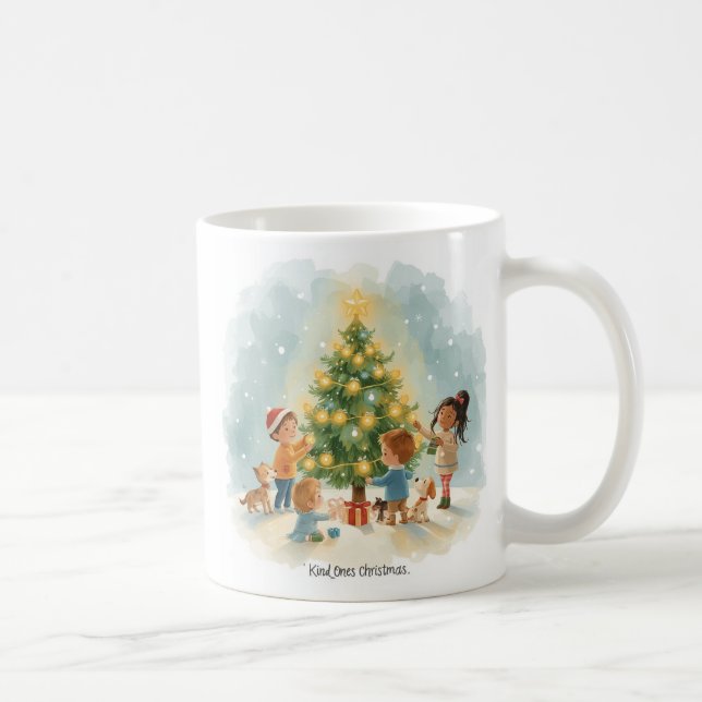 Whimsical Frohe Weihnachten Tasse - Kind_Ones Cosy (Rechts)