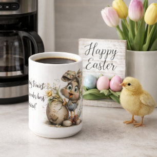 Whimsical Frühlingsküken-Design Kaffeetasse