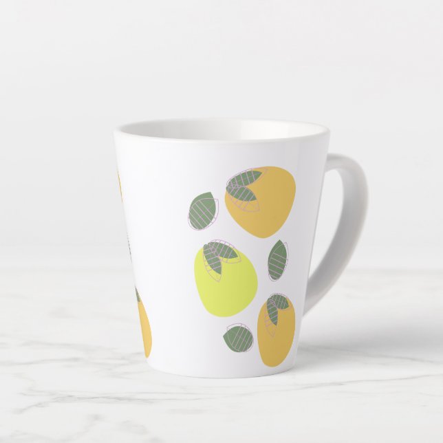 Whimsical Fruit Mango Milchtasse (Rechte Ecke)