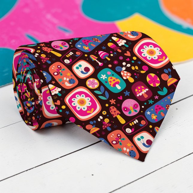 Whimsical Fun Custom Necktie Tie Krawatte (Von Creator hochgeladen)