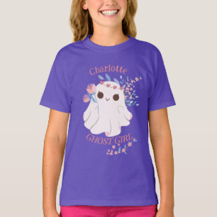 Whimsical Fun Pastel Ghost Girl T-Shirt