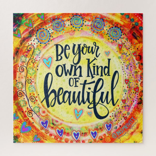 Whimsical Fun Yellow ist Ihre eigene schöne Puzzle (Vertikal)