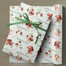 whimsical garden fairies girl birthday custom 