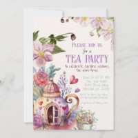 Whimsical Garden Fairytale Tee Party Dusche