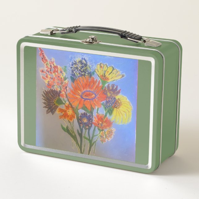 Whimsical Garden  Metall Brotdose (Vorderseite)