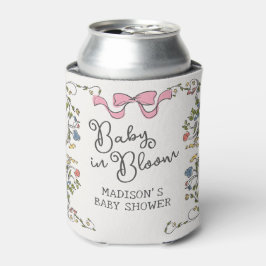 Whimsical Garden Party Floral Doodle Kinderdusche Dosenkühler