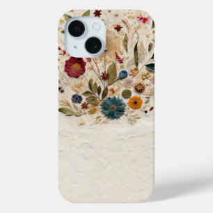 Whimsical Garden Pressed Flowers Bohemian  Case-Mate iPhone Hülle