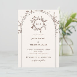 Whimsical Garden Romantik: Einladung zur Hochzeit