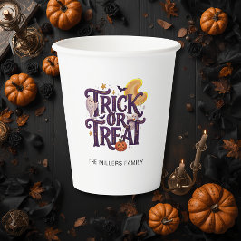 Whimsical Ghosts Halloween Pappbecher