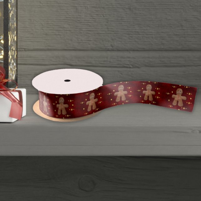 Whimsical Gingerbrett Weihnachten Satinband (Von Creator hochgeladen)