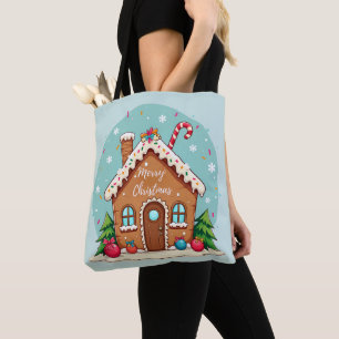 Whimsical Gingerbrett Weihnachtslandschaft im Haus