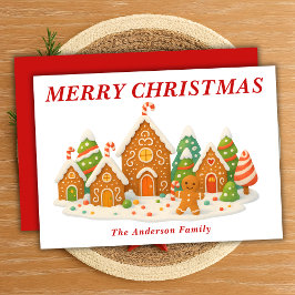 Whimsical Gingerbrot Village Scene Weihnachten