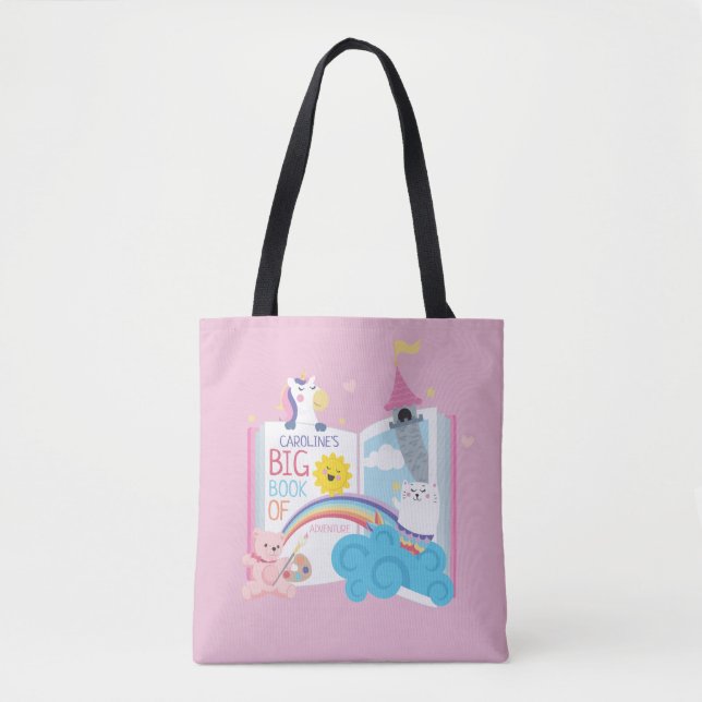 Whimsical Girl Book Tasche (Vorderseite)