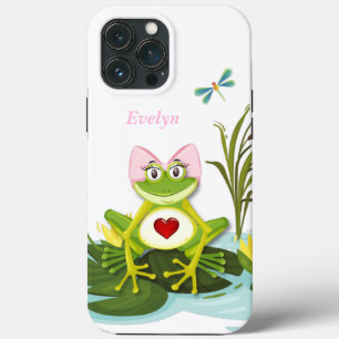 Whimsical Girl Frog   PERSONALISIERT Case-Mate iPhone Hülle
