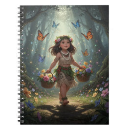 Whimsical Girl Notebook Notizblock
