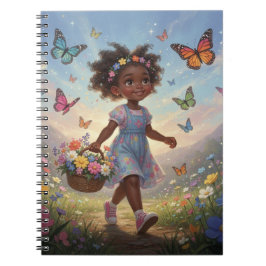 Whimsical Girl Notebook Notizblock