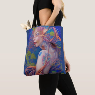 Whimsical Girls Gesicht Nymph Fairy Hexe Magisch