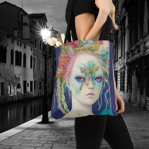 Whimsical Girls Gesicht Nymph Fairy Hexe Magisch