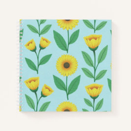 Whimsical Glee Bloom  Notizbuch