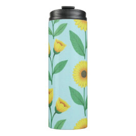 Whimsical Glee Bloom Thermosbecher