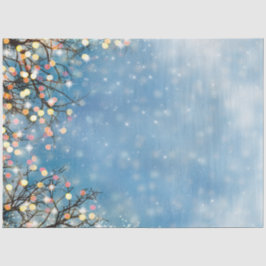 Whimsical Glühwein Weihnachtsbaum Tissue Paper Seidenpapier