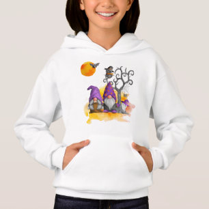 Whimsical Gnome Couple auf Halloween Hoodie