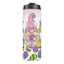 Whimsical Gnomes feiern Ostern Thermosbecher