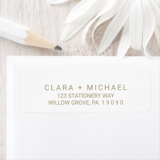 Whimsical Gold Typografy Wedding (Insitu)