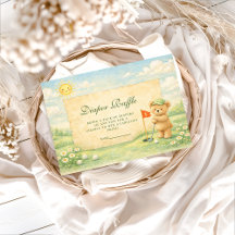 Whimsical Golf Story Diapper Raffle