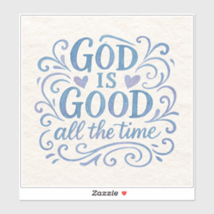 Whimsical Good is Good Typografie Aufkleber